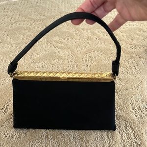Vintage After Five Evening Bag Black